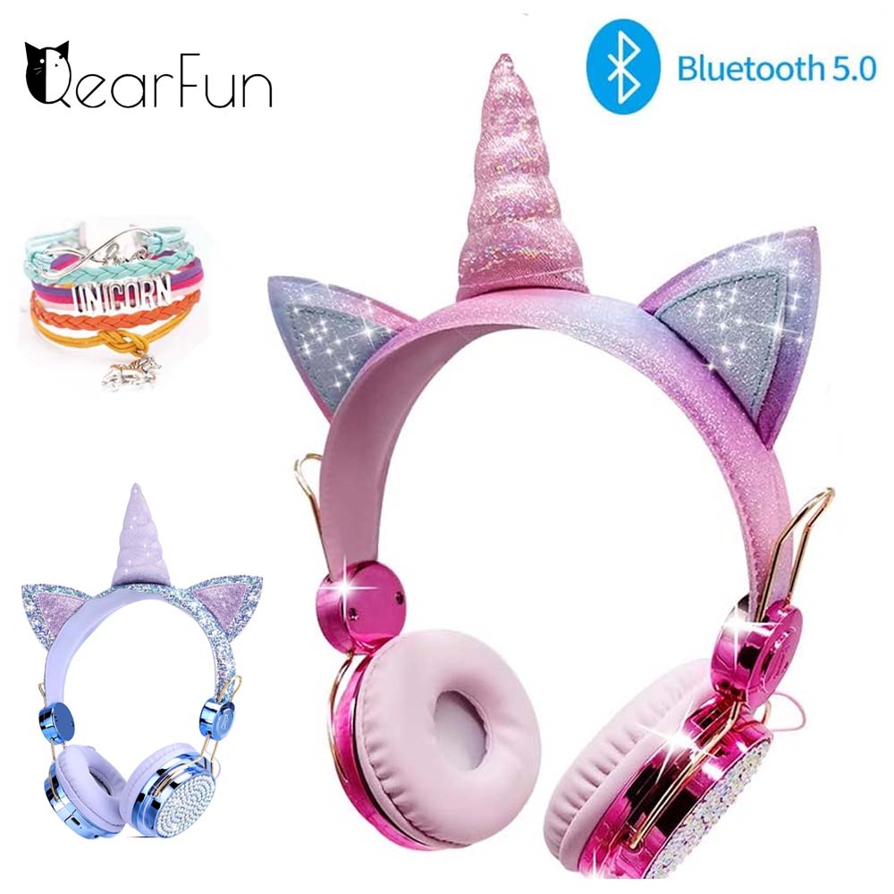 Audiophile Headphone Wired - Cute Unicorn Wireless Earphone For Girls