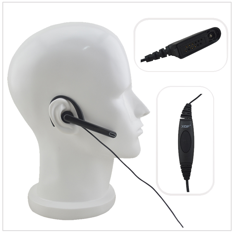 Wired Earphone Mic - One-Wired Radio Earpiece G-loop Boom mic