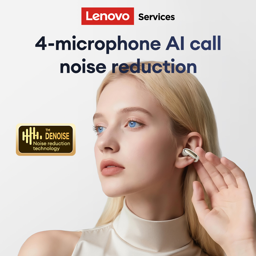 Lenovo LES-108 Bone Conduction - Wireless Earbuds Tws ulasan dan harga