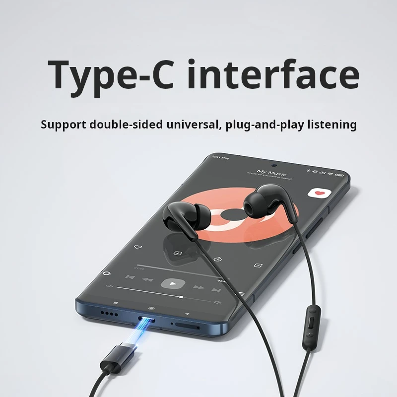 Original Type C Wired Headphon - Audiophile Headphone Wired ulasan dan harga