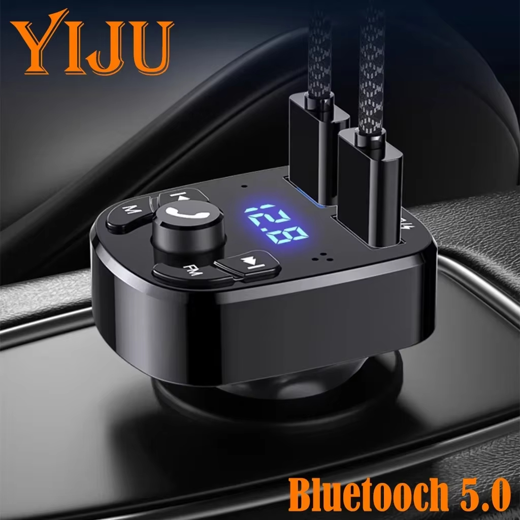 Car Bluetooth 5.0 Fm Transmitt - Bluetooth Adapter Receiver ulasan dan harga
