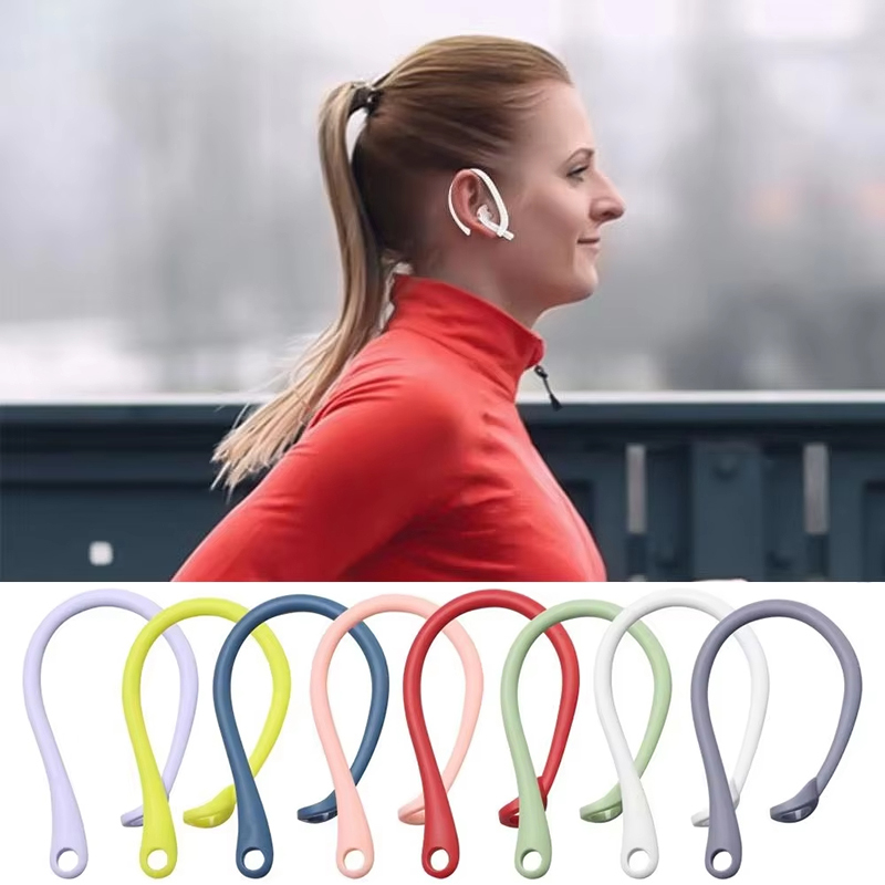 1 Pair Silicone Anti-lost Sili - Sports Earphone Hook ulasan dan harga