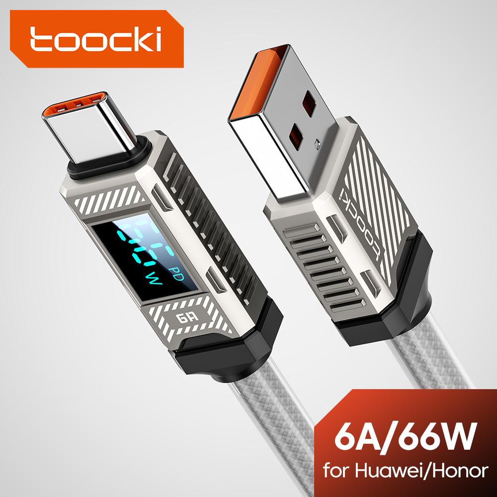 Toocki PD 66W USB C Cable 6A D - Usb C Earphone ulasan dan harga