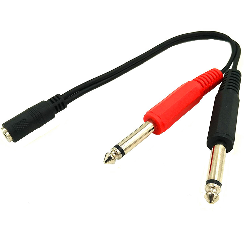 6.35 Mm Male To 2 6.35 Mm 3.5m - Cable Extension 3.5 ulasan dan harga