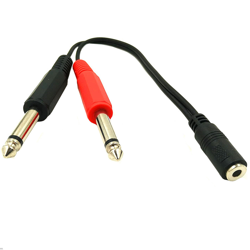6.35 Mm Male To 2 6.35 Mm 3.5m - Cable Extension 3.5 ulasan dan harga