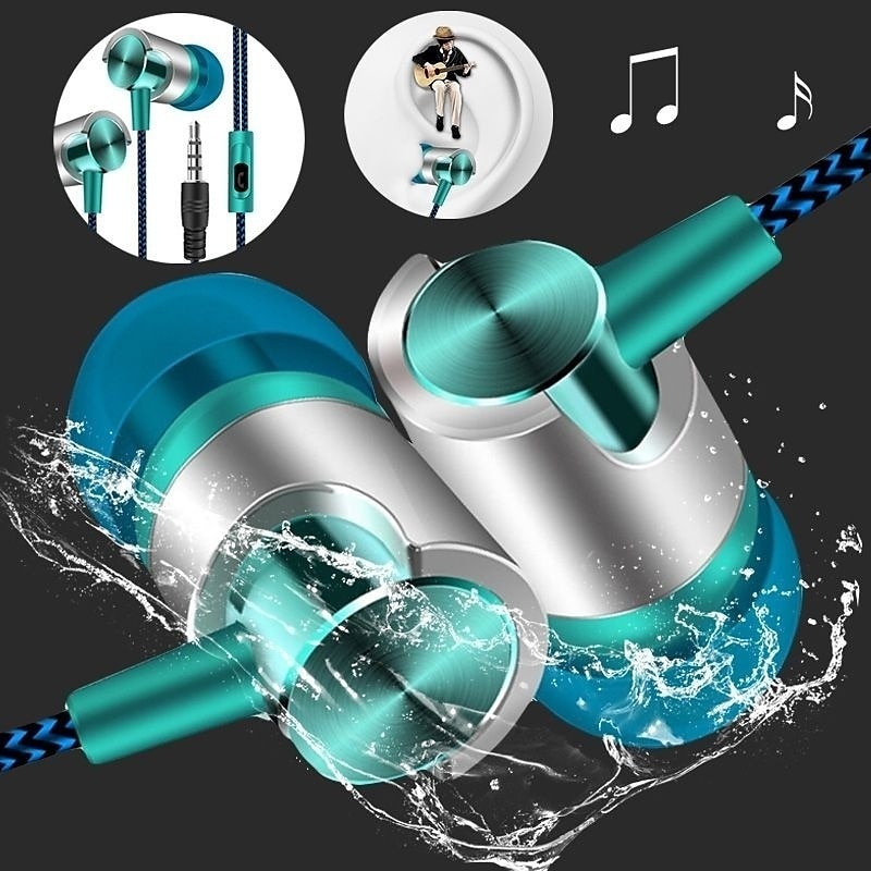 Built In HD Microphone 3.5mm W - Wired Earphone Mic ulasan dan harga