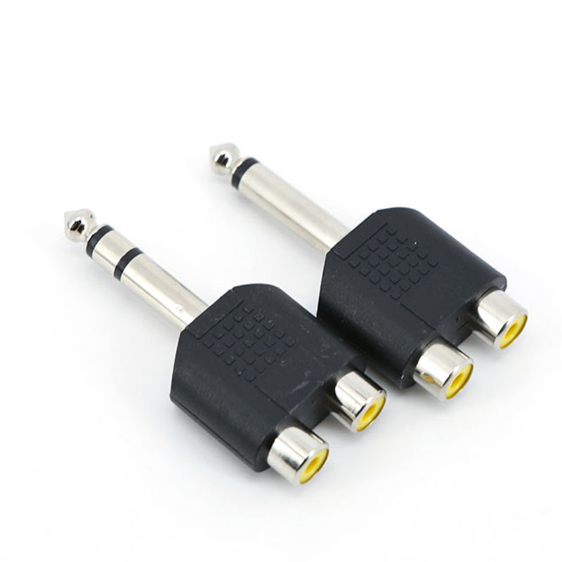 6.35mm 6.5 Audio Mono Stereo 1 - Audio Splitter Y ulasan dan harga