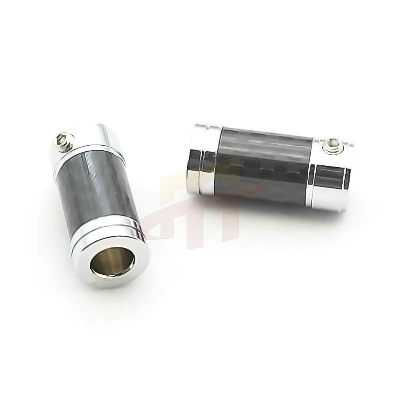 4Pcs 6MM Hifi Carbon Fiber Pan - Audio Splitter Y ulasan dan harga