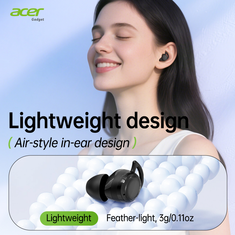 Original Acer OHR557 In Ear Bl - Sports Earphone Hook ulasan dan harga