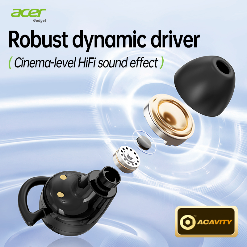 Original Acer OHR557 In Ear Bl - Sports Earphone Hook ulasan dan harga