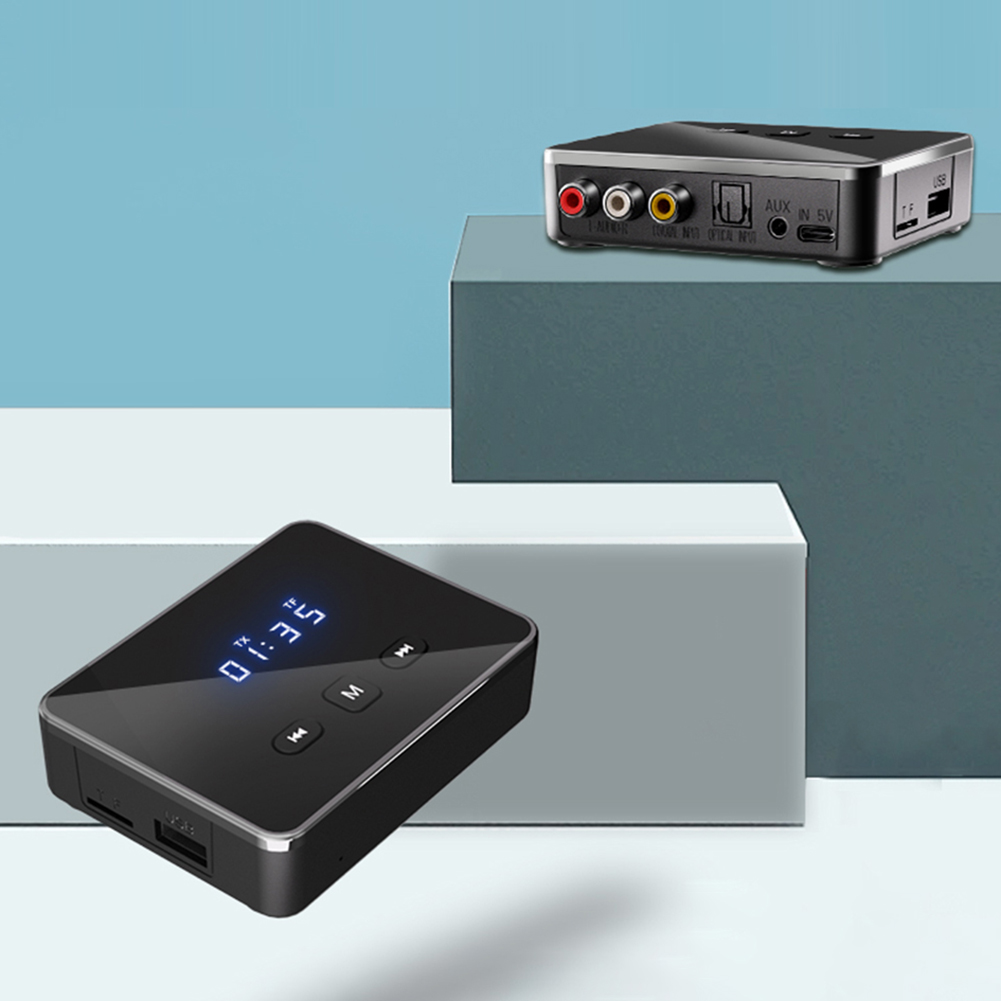 BT 5.4 Transmitter Receiver AU - Bluetooth Adapter Receiver ulasan dan harga