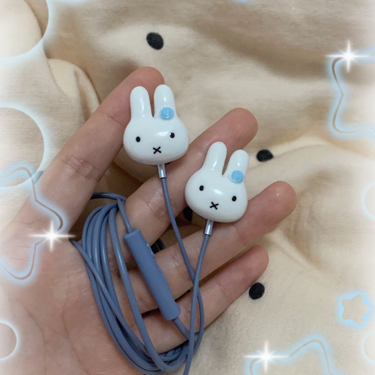 Vintage Cute Miffy Rabbit Wire - Usb C Earphone ulasan dan harga