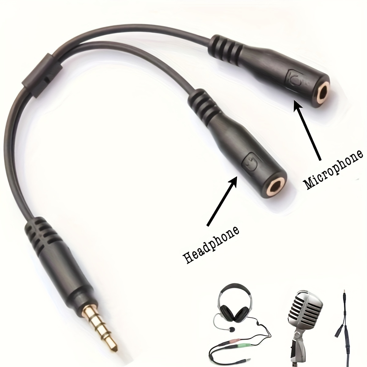 3.5mm Stereo Audio 1Male to 2  - Audio Splitter Y ulasan dan harga