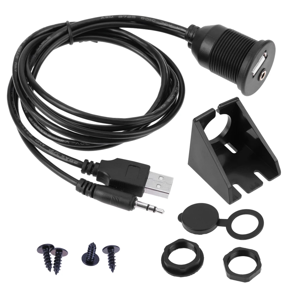 1M USB & 3.5mm AUX Male to Fem - Cable Extension 3.5 ulasan dan harga