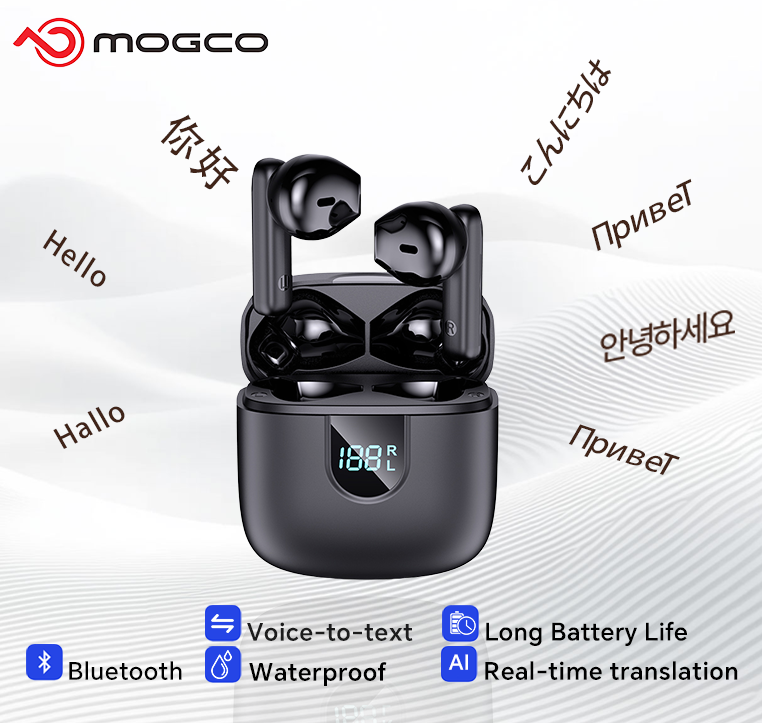 A18 AI Translator Earbuds  164 - Noise Cancelling Headphone ulasan dan harga