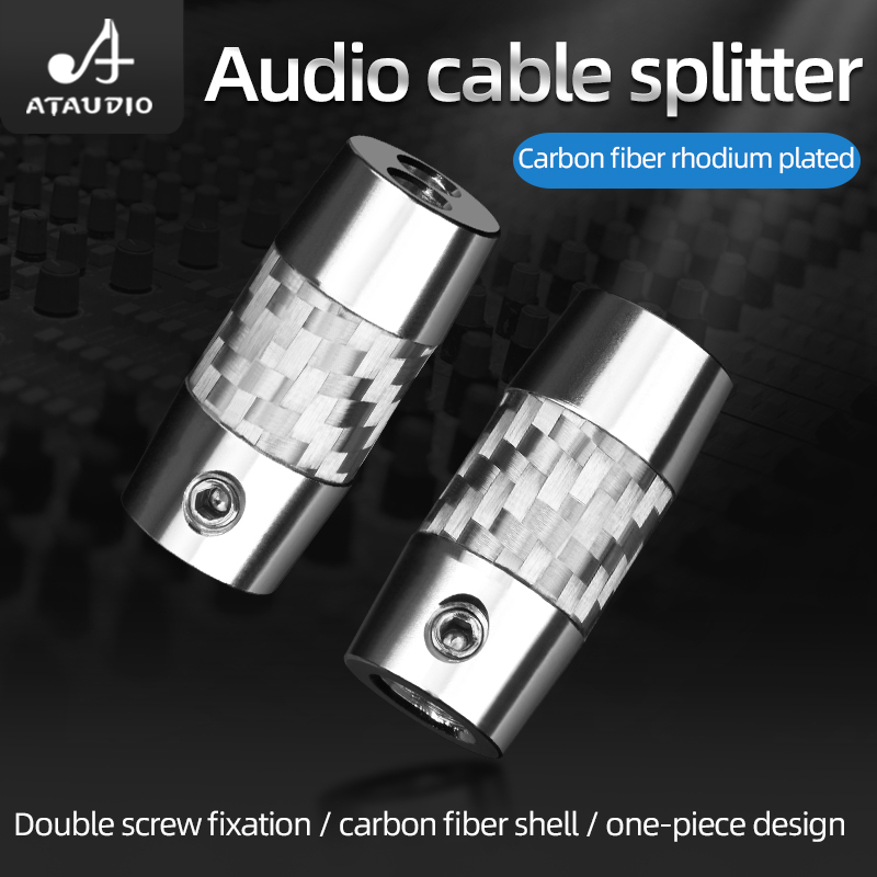 4pcs Carbon Fiber Y Splitter A - Audio Splitter Y ulasan dan harga