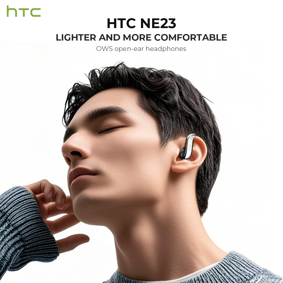 Open-ear Bluetooth Headphones  - Earbuds Charging Case ulasan dan harga