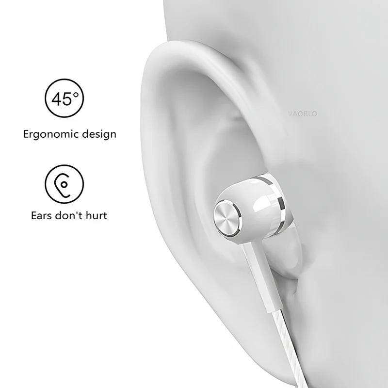1/2/3/4Pcs 3.5mm Wired Earphon - Wired Earphone Mic ulasan dan harga