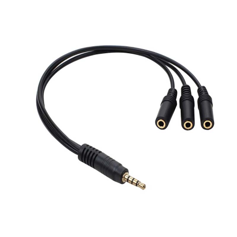 1 Male to 3 Female 3.5mm 3 Way - Earphone Splitter Jack ulasan dan harga