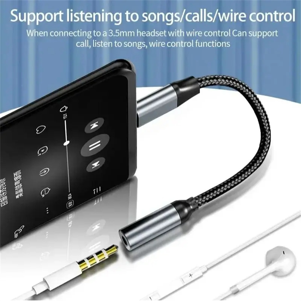 USB Type C To 3.5mm Audio Adap - Audiophile Headphone Wired ulasan dan harga