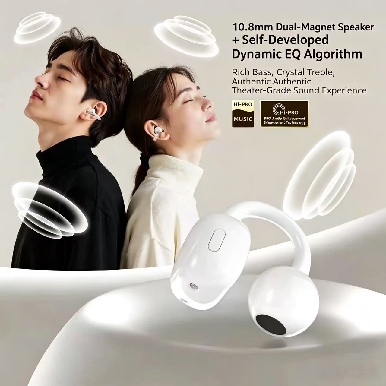 Open Ear Clip Bluetooth Headph - Sports Earphone Hook ulasan dan harga