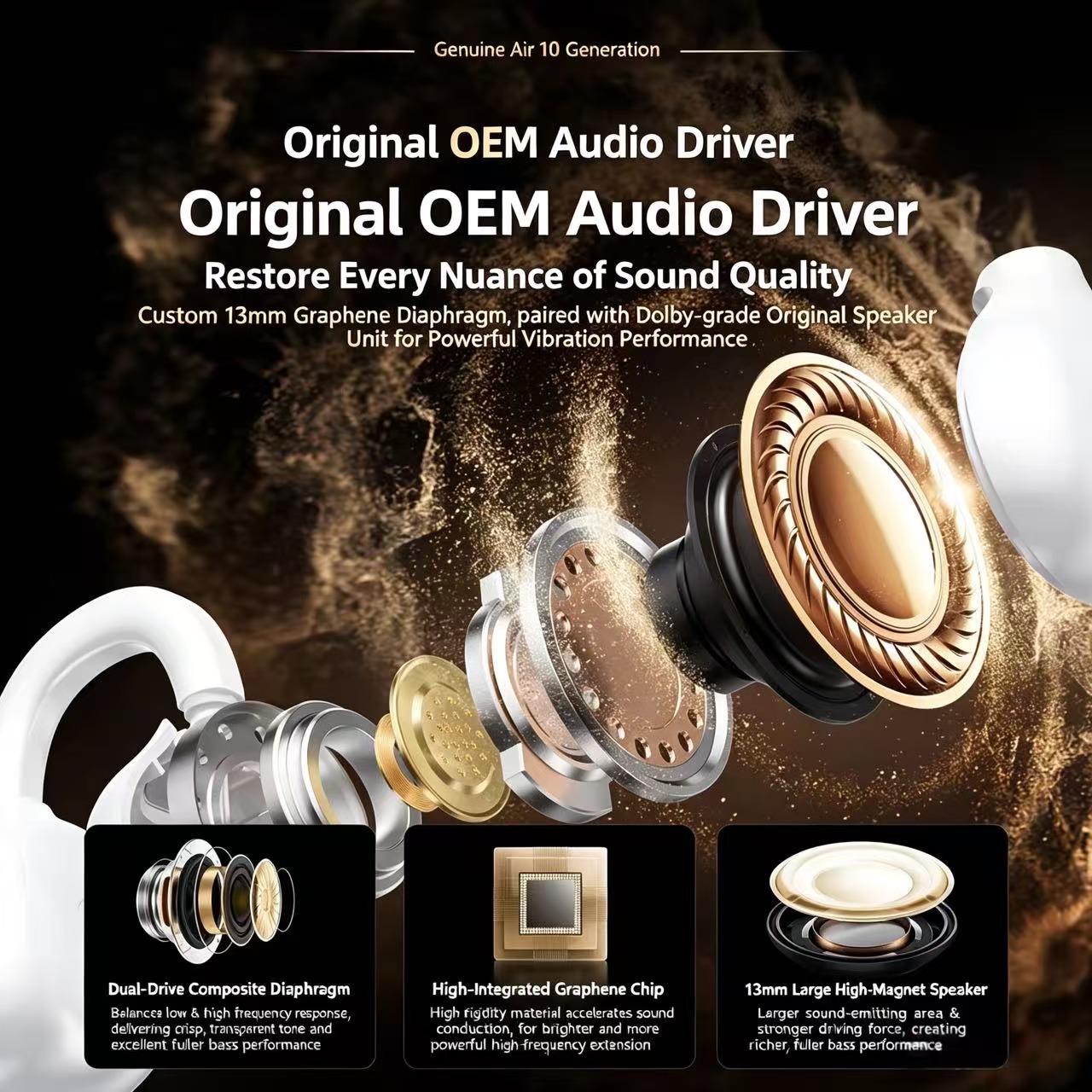 Open Ear Clip Bluetooth Headph - Sports Earphone Hook ulasan dan harga
