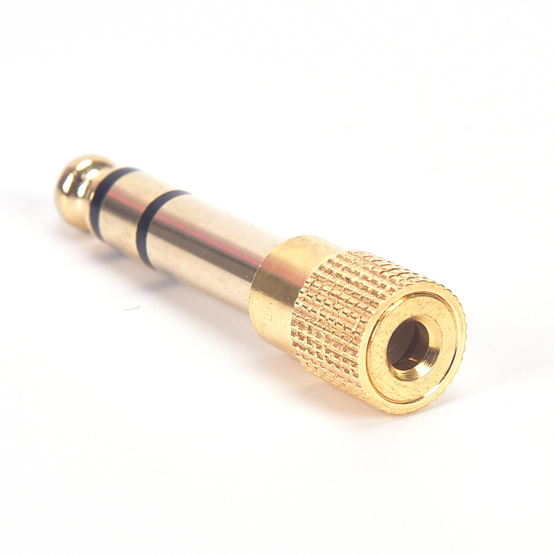1pc 6.35 Male To 3.5 Female St - Cable Extension 3.5 ulasan dan harga