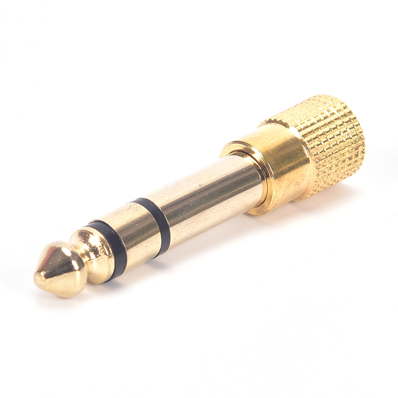 1pc 6.35 Male To 3.5 Female St - Cable Extension 3.5 ulasan dan harga