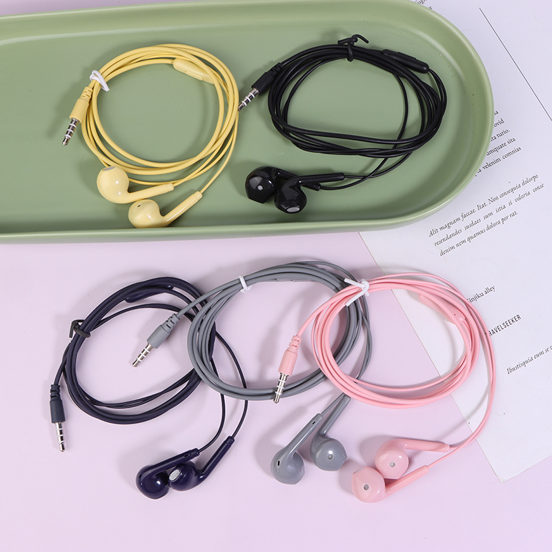 U19 Smooth Surface Wired Earph - Noise Cancelling Headphone ulasan dan harga