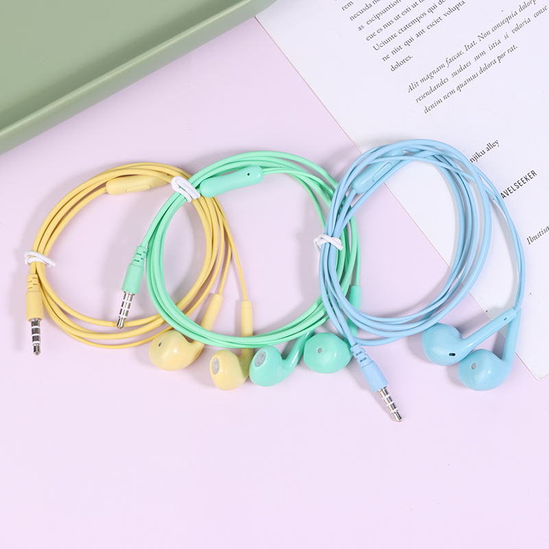 U19 Smooth Surface Wired Earph - Noise Cancelling Headphone ulasan dan harga