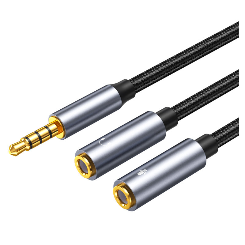 3.5mm Jack Aux Audio Cable Mal - Earphone Splitter Jack ulasan dan harga