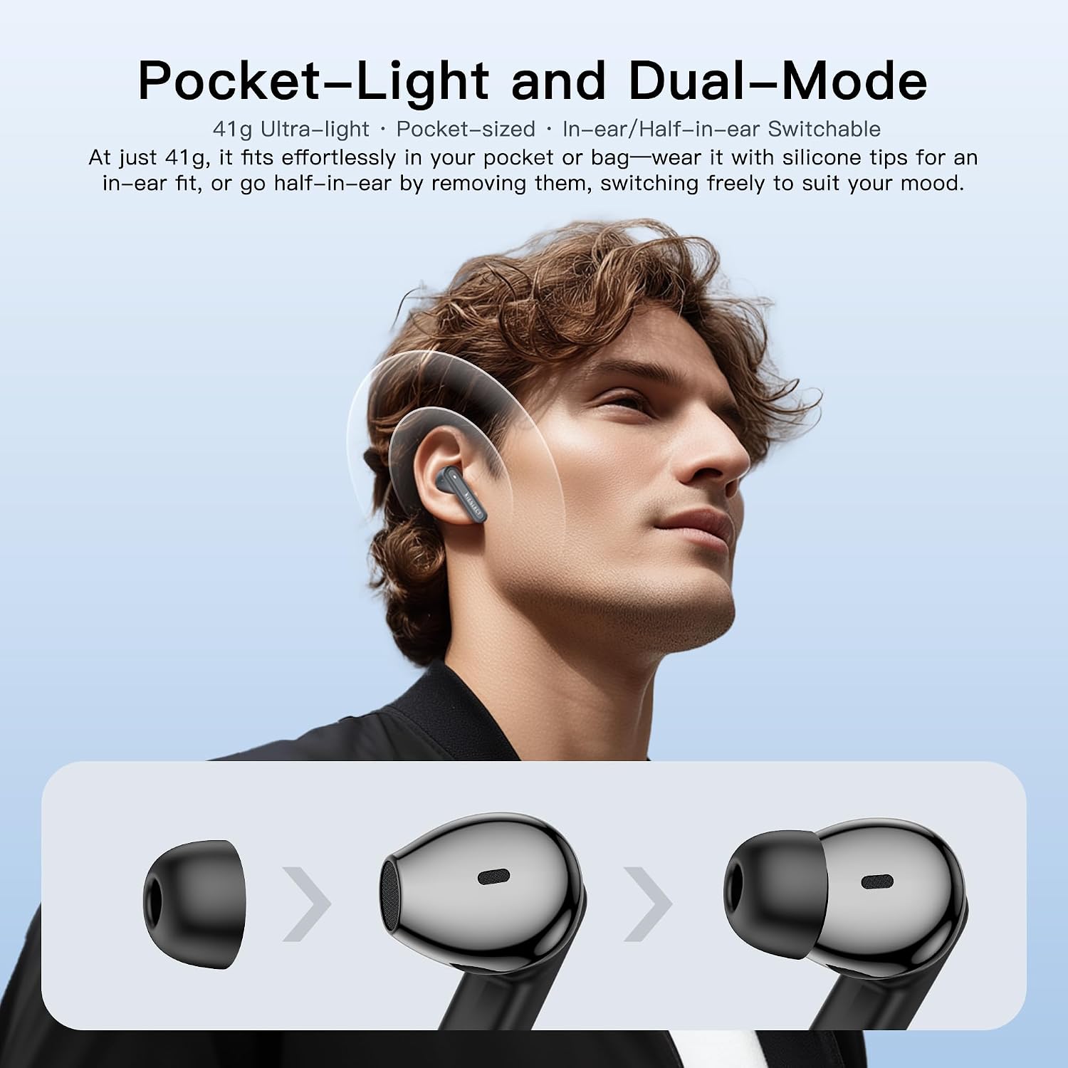 Wireless Earbuds, AI 165 Langu - Earbuds Charging Case ulasan dan harga
