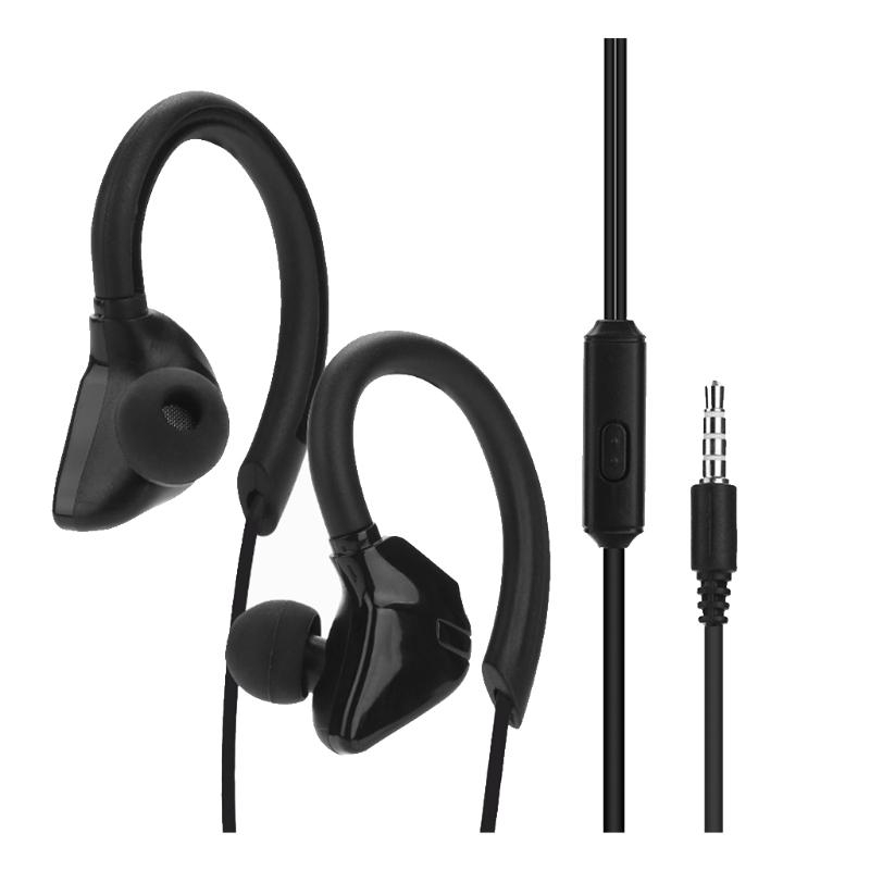 Sports Earbuds Wired with Micr - Sports Earphone Hook ulasan dan harga