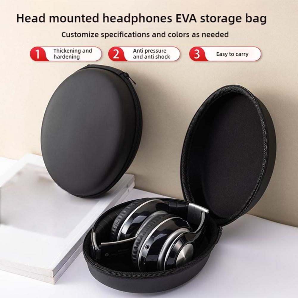 Earphone Storage Case PU Mini  - Headphone Case Hard ulasan dan harga