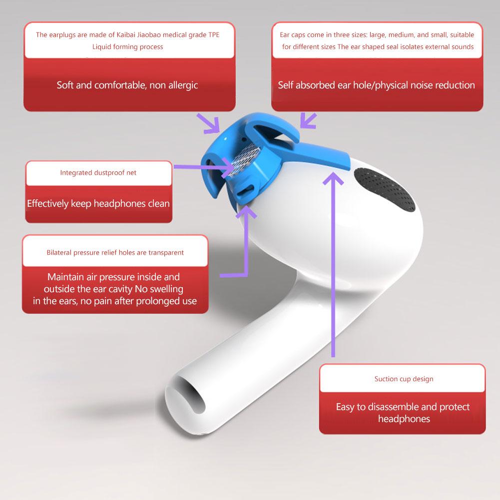 Physical Noise Cancellation Ea - Silicone Ear Tip Replacement ulasan dan harga